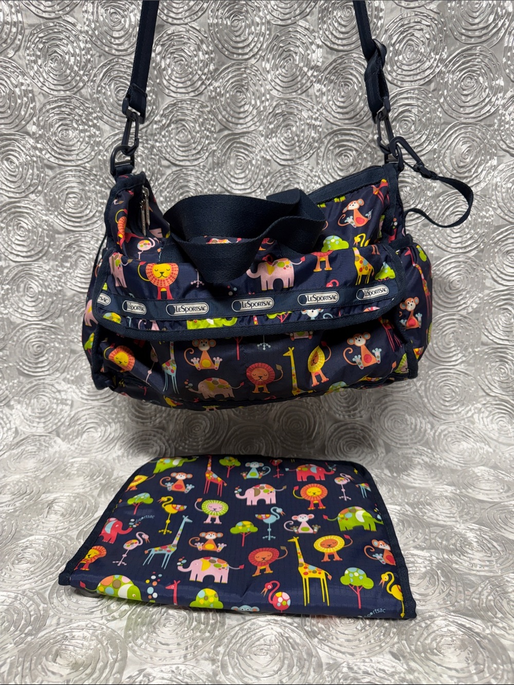 Lesportsac Zoo Buddies Diaper Bag